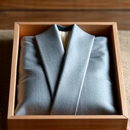 桐箱に納められた完成品の着物